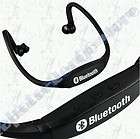 Black Sports Stereo Wireless Bluetooth Headset Headphone for PC Cell 