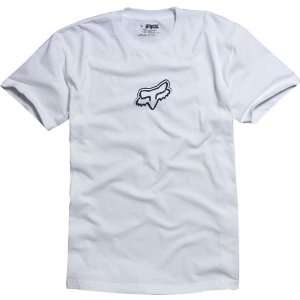  Fox Racing V4 Mens Short Sleeve Casual Shirt   White / 2X 