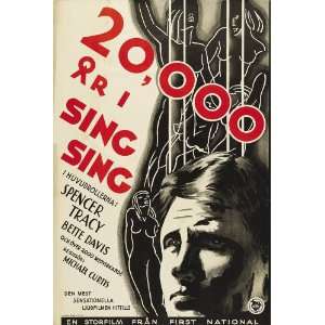  Twenty Thousand Years in Sing Sing Movie Poster (11 x 17 