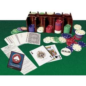  Trademark Texas Holdem Tournament Poker Set Sports 