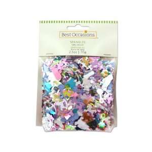 Bulk Pack of 120   Baby shower confetti spangles, 2 1/2 ounces (Each 