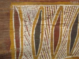 Old Aboriginal Bark Painting Arnhem Land Milingimbi Dorothy Bennett 
