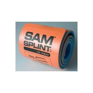 1121 Splint Roll Sam Aluminum 4.25x36 Foam Orange/Blue Part# 1121 by 