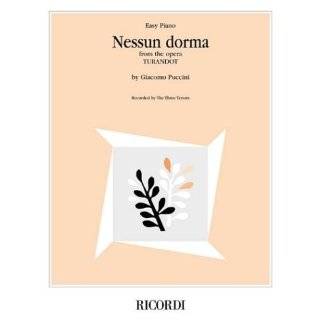 Nessun Dorma (from the opera Turandot) Easy Piano Sheet Music by The 
