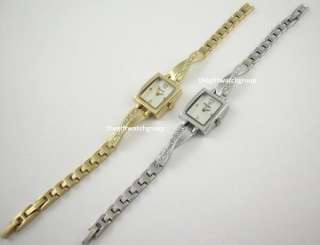 Henley Ladies Watch, Gold Tone, Elegant X Link Crystal Set Bracelet 