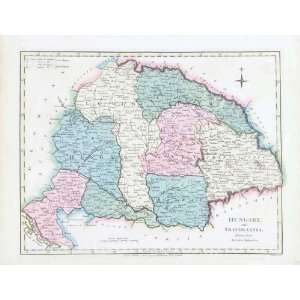  Antique Map of Europe: Hungary, 1794: Home & Kitchen
