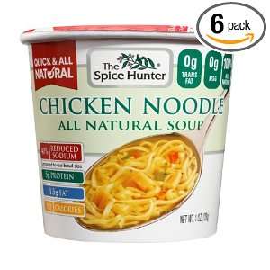 The Spice Hunter Chicken Noodle Soup Cup, 1.0 Ounce (Pack of 6 