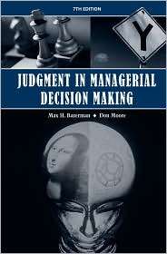   Decision Making, (0470049456), Don Moore, Textbooks   Barnes & Noble