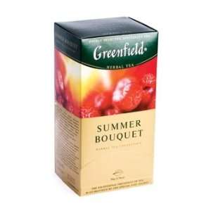 Greenfield Herbal Tea Summer Bouquet Tea / 25 Tea Bags / 50g / 1.8oz 