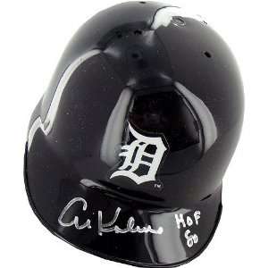  Al Kaline Detroit Tigers Mini Autographed Helmet with HOF 