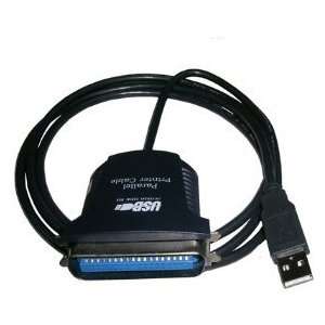    USB A Male to Parallel CN 36 Male Adapter Cable: Electronics
