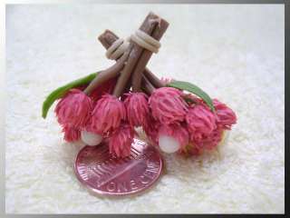 MINIATURE DOLLHOUSE FRUIT 01 RAMBUTAN FOOD GROGERY SHOP  