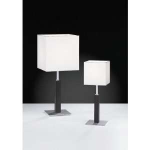 Maria Table Lamp Size: 24 H X 11 W, Finish: White / White Cloth 