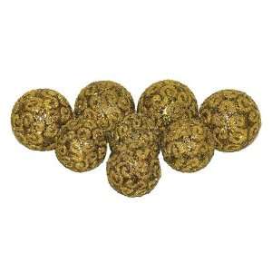  SI 62 0402 Set of 8 Gold Bead Balls
