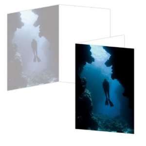  ECOeverywhere Cave Diving Boxed Card Set, 12 Cards and 