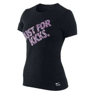 Nike Womens JUST FOR KICKS T Shirt Pink Size L:  Sports 