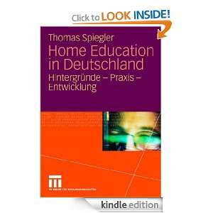 Home Education in Deutschland Hintergründe   Praxis   Entwicklung 