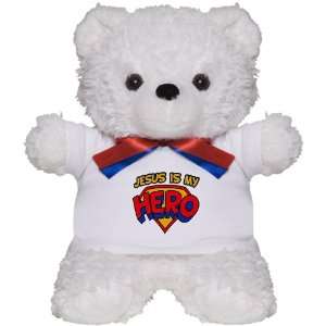  Teddy Bear White Jesus Is My Hero 