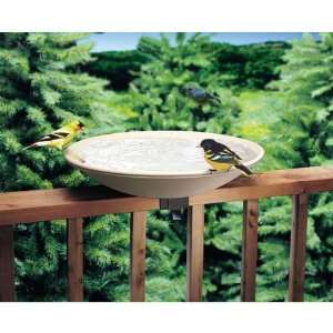    Allied Precision Non Heated Dish White Bird Bath: Everything Else