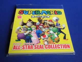 RARE Super Mario All Star Sticker Collection BRAND NEW, USA SELLER 