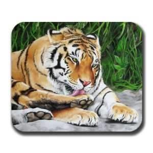  Tiger Paws in Color Cat Art Mouse Pad 