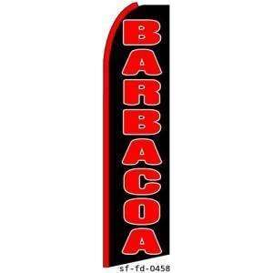  Barbacoa Extra Wide Swooper Feather Business Flag: Office 