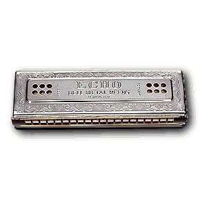  Double Sided Echo Harmonica, Bb F Musical Instruments