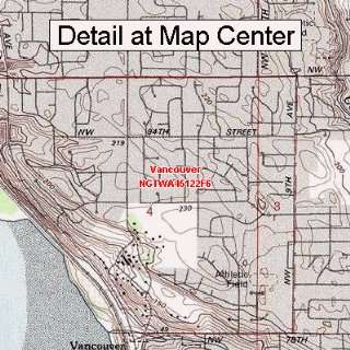  USGS Topographic Quadrangle Map   Vancouver, Washington 