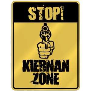 New  Stop  Kiernan Zone  Parking Sign Name 