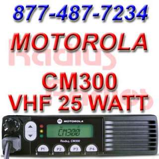 MOTOROLA RADIUS CM300 VHF 25W 32CH MOBILE TWO WAY RADIO  