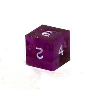  Gamescience Tanzanite Precision d6, White Ink Toys 