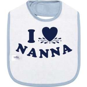   Love Nana Custom Bella Baby 1x1 Rib Infant Reversible Bib Baby
