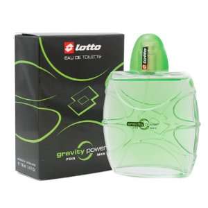 Gravity Power Cologne by Lotto for Men. Eau De Toilette Spray 3.4 Oz 