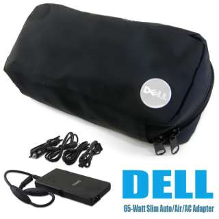 New Dell Slim Auto Air AC Power Adaptor PA 12 DK138 65W  