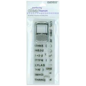   Stampendous Perfectly Clear Stamps 2X6 Sheet Text 