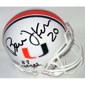  Bernie Kosar Miami Hurricanes Mini Helmet 83Champs Sports 