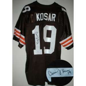  Bernie Kosar Signed Auth. Cleveland Browns Jersey Sports 