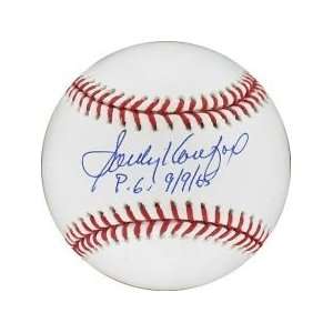 Sandy Koufax Autographed/Hand Signed MLB Baseball Inscribed P.G. 9/9 