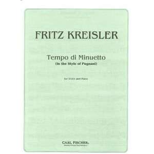  Kreisler, Fritz   Tempo di Minuetto   Violin and Piano 
