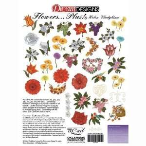 FlowersPlus Embroidery Designs by Helen Vladykina on a Multi Format 