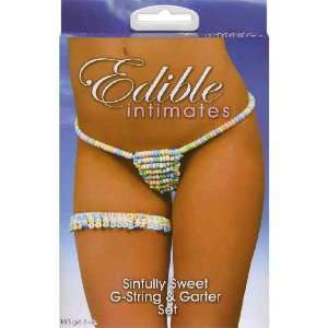  Sinfully Sweet Candy G String/garter [Health and Beauty 
