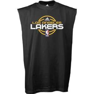 Los Angeles Lakers Team Issue Sleeveless T Shirt:  Sports 