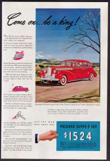 1940 Packard Super 8 160 Touring Sedan vintage print ad  