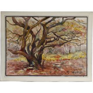 Albert Cooper Epping Forest Oak Trees Painting  