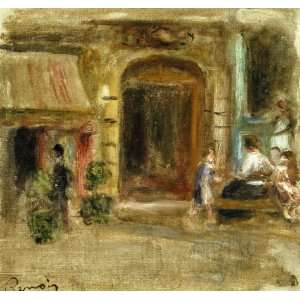  Oil Painting: Rue Caulaincourt: Pierre Auguste Renoir Hand 