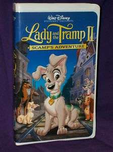 VHS  Lady and the Tramp II: Scamps Adventure   GC 786936140446  
