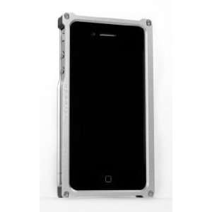  Aluminum Frame Case for iPhone 4/4s, (silver): Cell Phones 