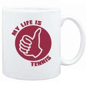  New  My Life Is Tennis  Mug Sports