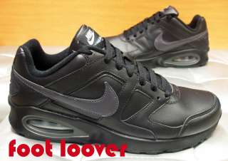 Scarpe Nike Air Max Chase Leather 472777 001 running moda uomo black