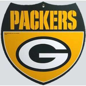    Green Bay Packers Plastic Interstate Route Sign